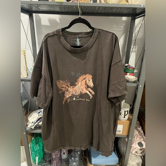 We The Free Shetland Pony Farm Friends Tee, LARGE NWT - Picture 3 of 3